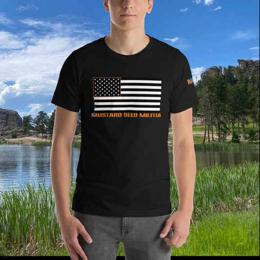 MSM CARLY Flag Shirt – Mustard Seed Militia